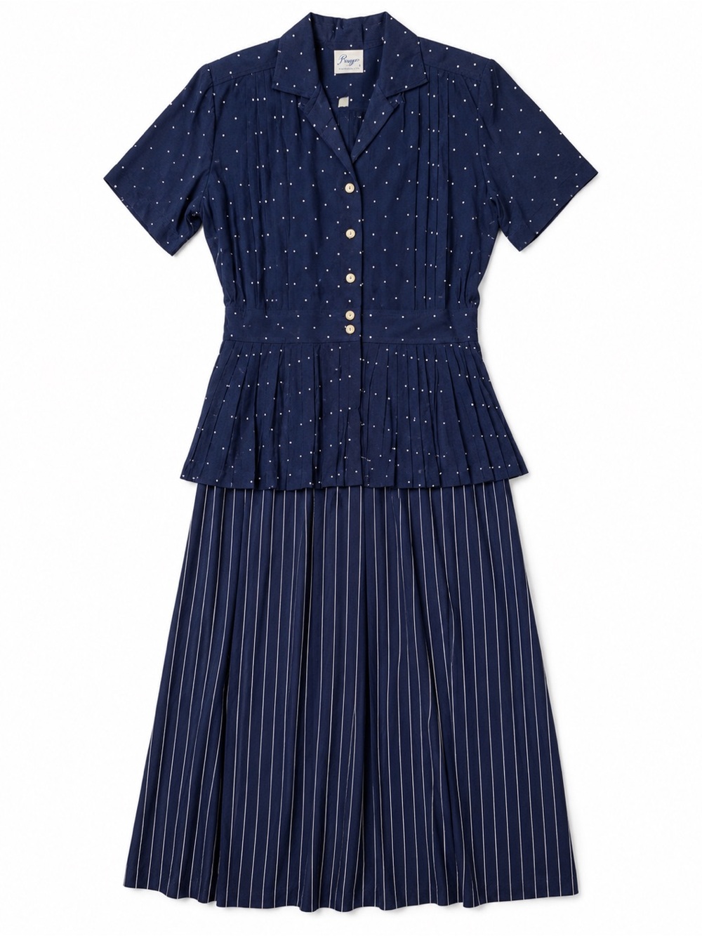 Vintage Prago 2 in 1 Secretary Style Dress